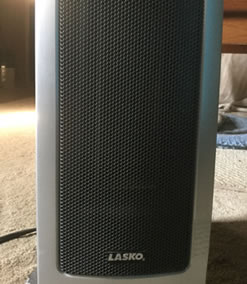 Mesh like front panel on Lasko heater