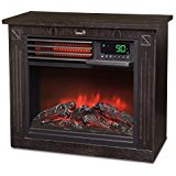 Ivation 5100BTU infrared quartz fireplace