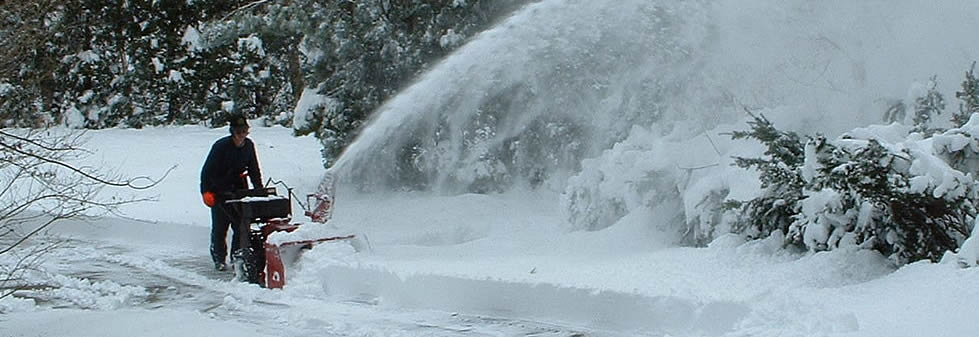 using a 2 stage snow blower